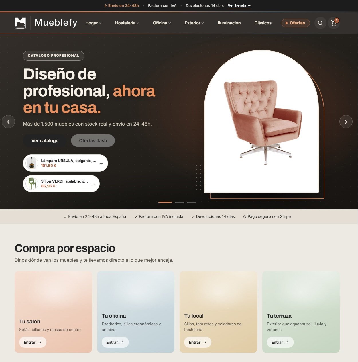 Tienda online a medida y ecommerce B2B